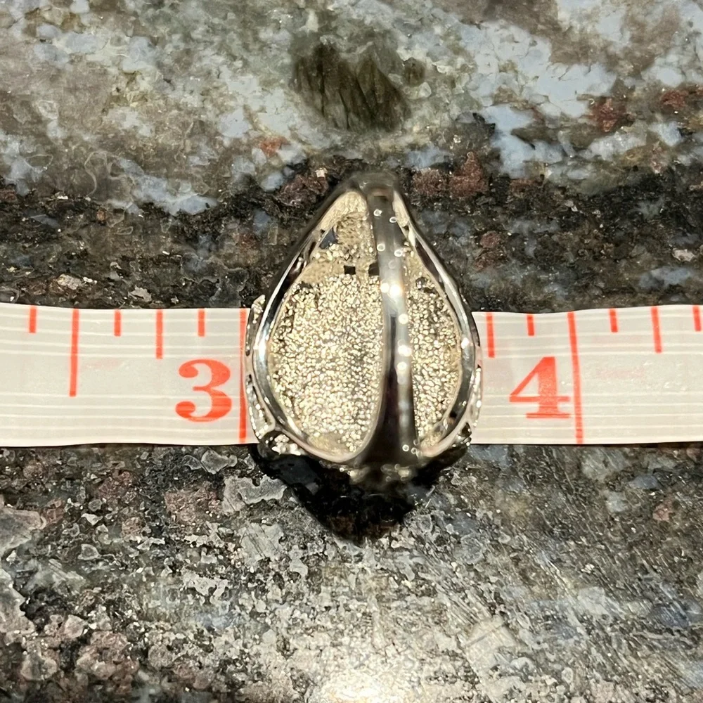 Cocktail Ring Sz 6.5, Olivine color